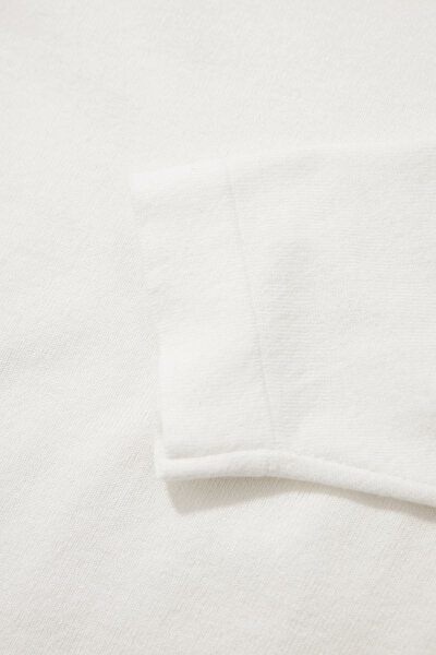 ECRU UPRIGHT COLLAR TRICOT 9