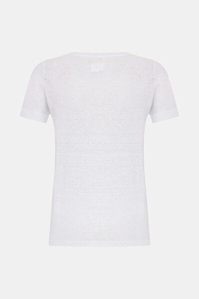 BEIGE BASIC / ROUND NECKLINE SHORT SLEEVE TSHIRT 5