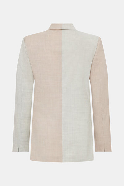 ECRU SURPLICE NECKLINE (CROSS-OVER NECKLINE) JACKET 8
