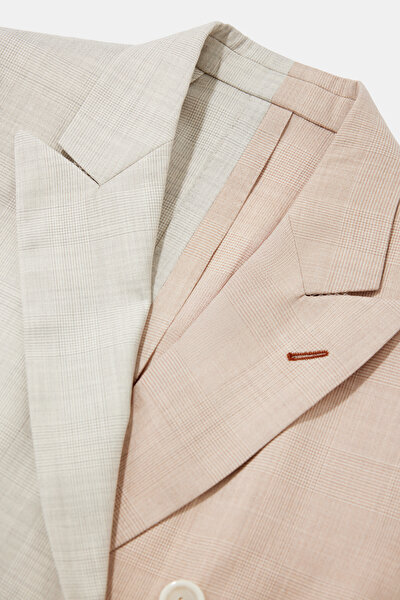 ECRU SURPLICE NECKLINE (CROSS-OVER NECKLINE) JACKET 9