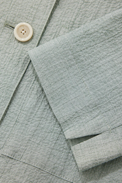 MINT SURPLICE NECKLINE (CROSS-OVER NECKLINE) JACKET 5