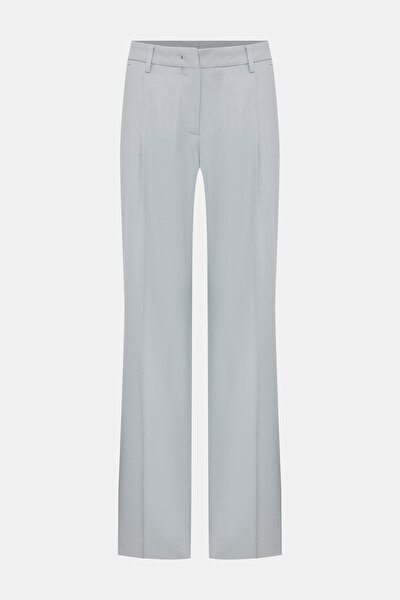 LIGHT GREY WIDE LEG TROUSERS 4