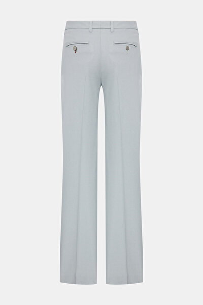 LIGHT GREY WIDE LEG TROUSERS 5
