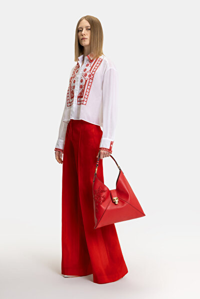 RED LONG SLEEVE SHIRT 5
