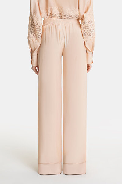 SALMON WIDE LEG TROUSERS 4