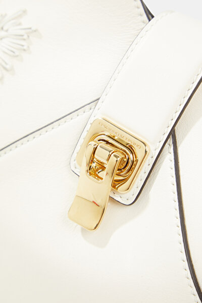 WHITE LEATHER BAG 5