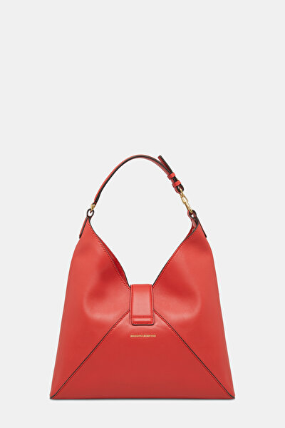 RED LEATHER BAG 5
