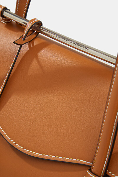 TAN LEATHER BAG 5