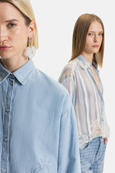 BLUE LONG SLEEVE SHIRT 14