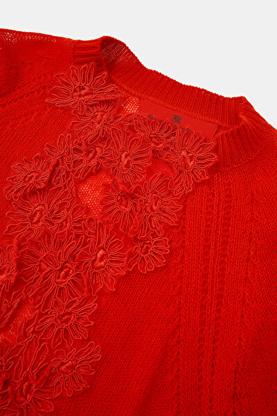RED BASIC / ROUND NECKLINE TRICOT 10