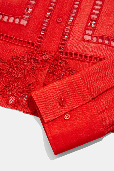 RED LONG SLEEVE SHIRT 10