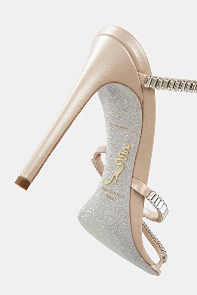 SILVER LEATHER SHOE 5