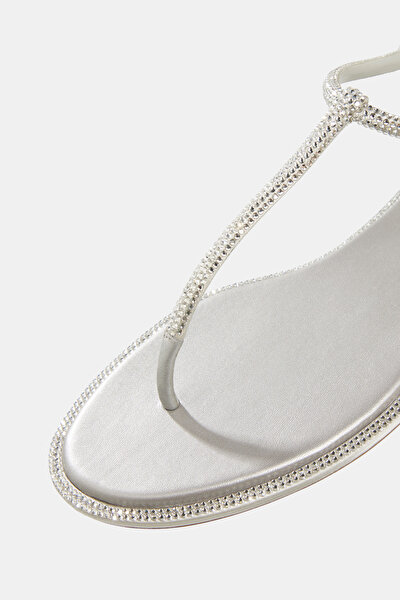 SILVER JEWELLED SANDALS 5