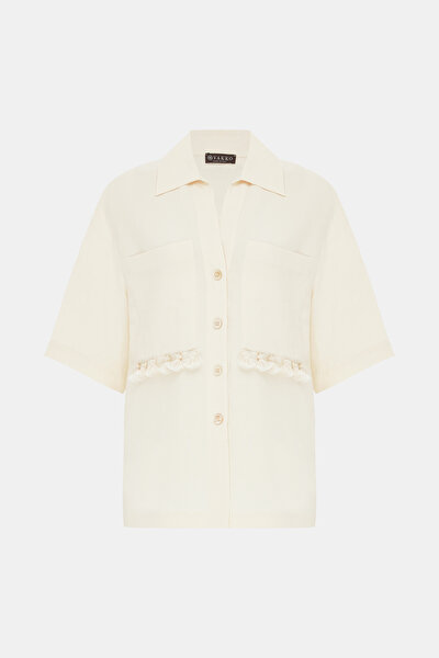 CREAM SHORT SLEEVE SHIRT 8