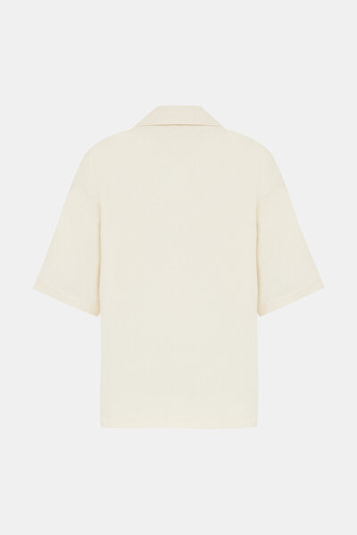 CREAM SHORT SLEEVE SHIRT 9