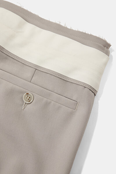 AÇIK GRİ BORU PAÇA PANTOLON 5