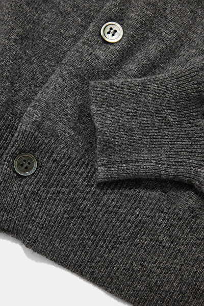 Comme Des Garcons Play Women Grey Cardıgan