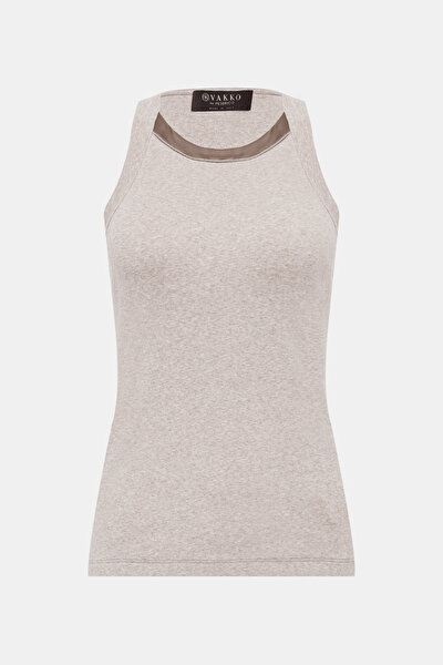 MINK HALTER SLEEVELESS TSHIRT 4