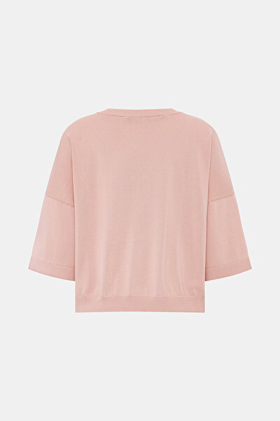 DRIED ROSE BASIC / ROUND NECKLINE TRICOT 9