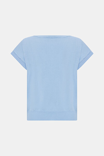 BLUE BOAT NECK TRICOT 9