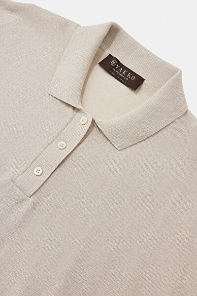 BEIGE POLO NECK TRICOT 9