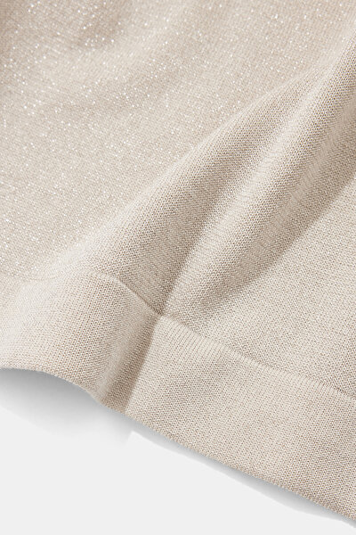 BEIGE POLO NECK TRICOT 10