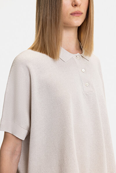 BEIGE POLO NECK TRICOT 3