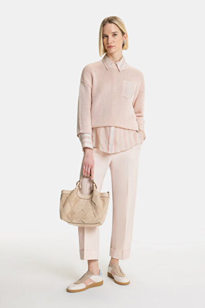 POWDER BASIC / ROUND NECKLINE TRICOT 5