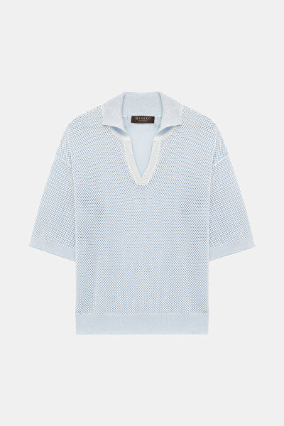 WHITE POLO NECK TRICOT 8