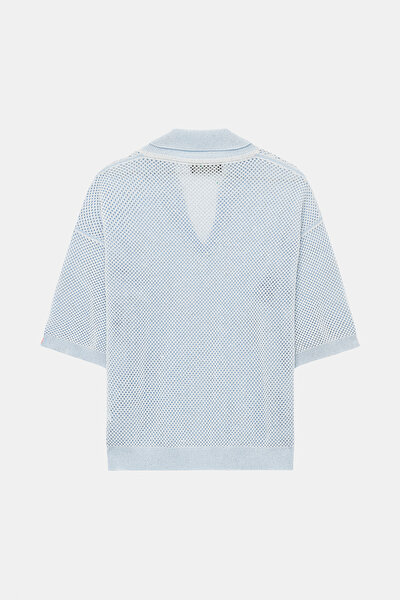 WHITE POLO NECK TRICOT 9