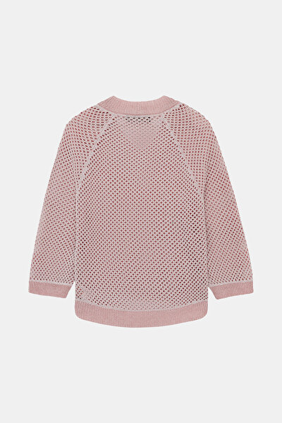 DRIED ROSE V NECK TRICOT 8