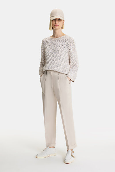WHITE BASIC / ROUND NECKLINE TRICOT 3