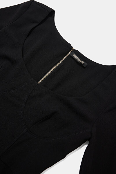 BLACK MIDI DRESS 3