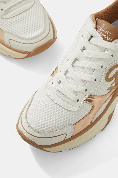 ROSE GOLD LEATHER SNEAKER KADIN 4