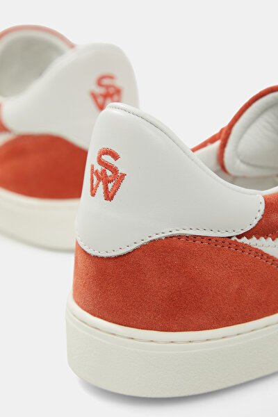WHITE SUEDE SNEAKER KADIN 5