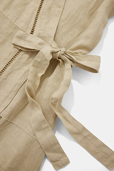 BEIGE OFF THE SHOULDER DRESS 4