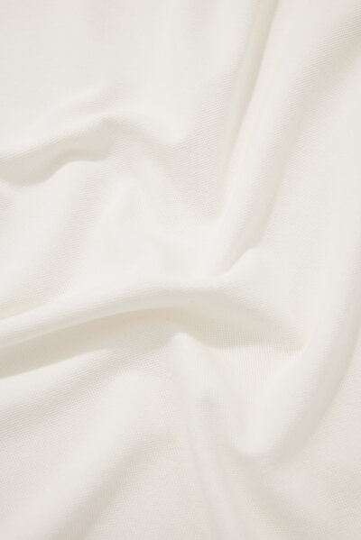 BEIGE POLO NECK SHORT SLEEVE TSHIRT 4