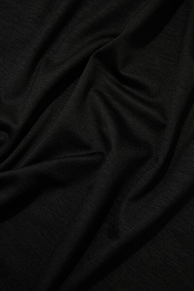 BLACK POLO NECK SHORT SLEEVE TSHIRT 4