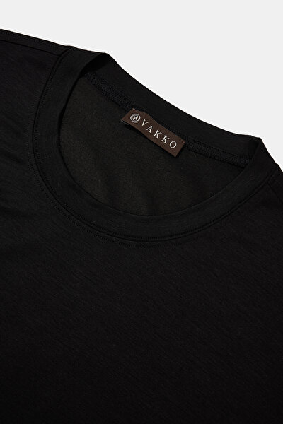 BLACK BICYCLE COLLAR SHORT SLEEVE TSHIRT 3