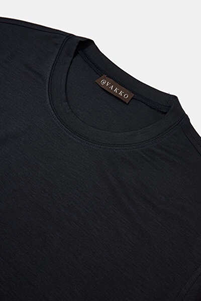NAVY BLUE BICYCLE COLLAR SHORT SLEEVE TSHIRT 3
