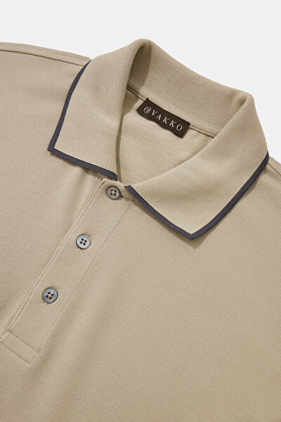 SMOKED POLO NECK SHORT SLEEVE TSHIRT 3