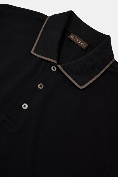 MINK POLO NECK SHORT SLEEVE TSHIRT 3