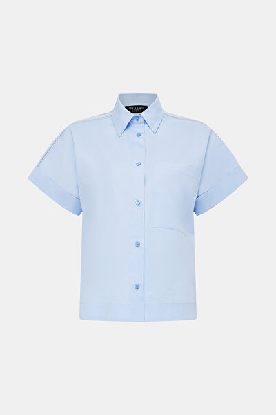 BLUE SHORT SLEEVE SHIRT 8