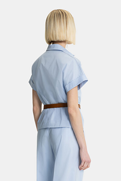 BLUE SHORT SLEEVE SHIRT 13