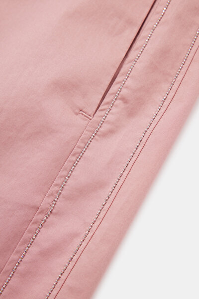 DRIED ROSE WIDE LEG TROUSERS 8