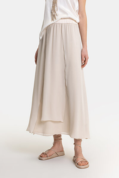 BEIGE MIDI SKIRT 3