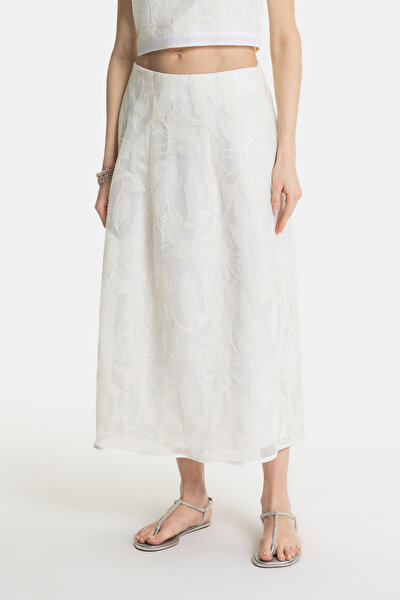 ECRU MIDI SKIRT 3