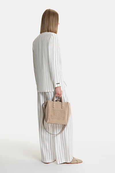BEIGE SHAWL COLLAR JACKET 5