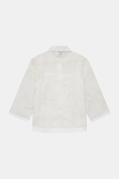 ECRU 3/4 SLEEVES SHIRT 9