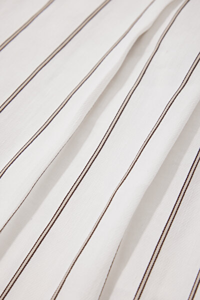BEIGE WIDE LEG TROUSERS 8